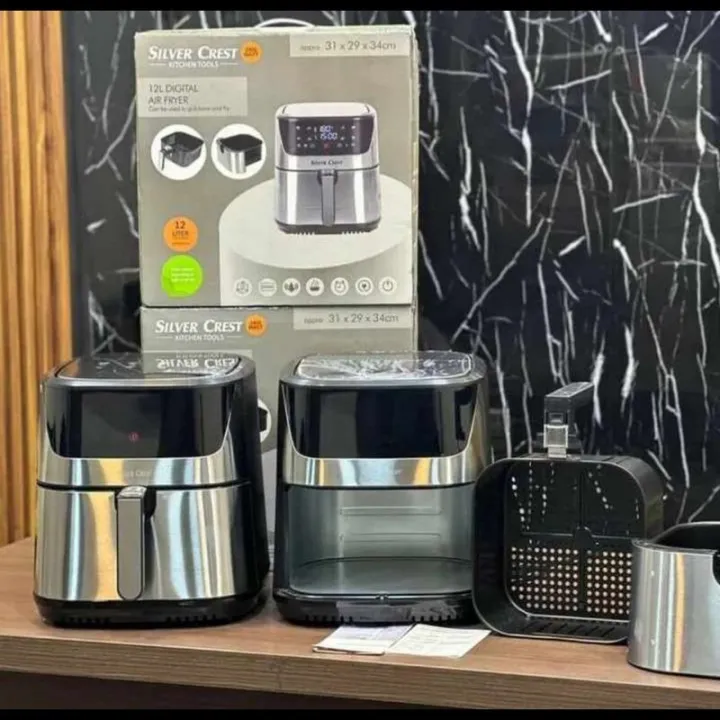 Silver Crest 12.5 Litre Air Fryer – Extra Large Family Size, Healthy Oil-Free Cooking, Fast Heat Circulation - Image 2